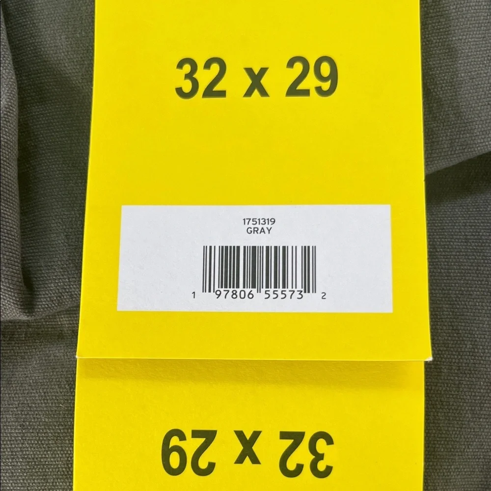 Eddie Bauer Gray canvas utility pants 32 x 29 NWT